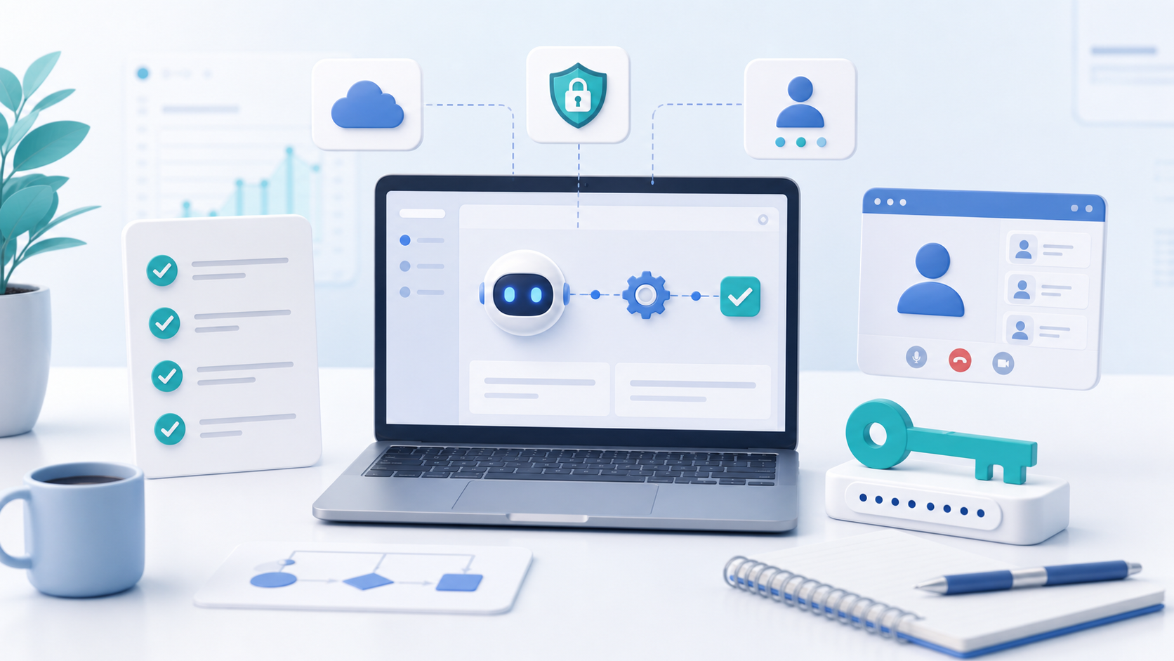 新手從需求、平台、API Key 到安裝測試逐步建立 OpenClaw AI 助理的示意圖